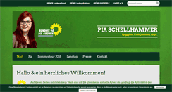 Desktop Screenshot of pia-schellhammer.de