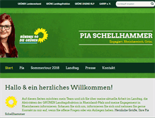 Tablet Screenshot of pia-schellhammer.de